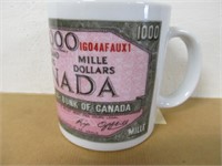 $1000.00 Bunko Of Canada Mug