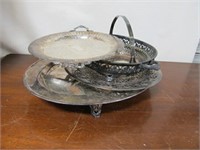 5 Various Pieces Of Silver Plate