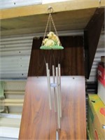 Hanging Wind Chimes With Pig Design
