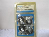 4 - 1.5" Ball Bearing Casters - unopened