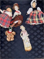 5 Piece Vintage Doll Lot