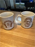 2 Vintage 1982 Sears Promotional Coffee Mugs