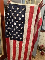 Vintage American Flag w/ Wear