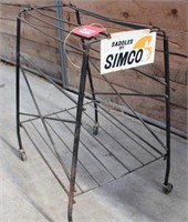 Simco Saddle Rolling Saddle Rack