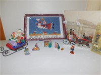 GROUP HOLIDAY DECORATIONS AND LAYOUT FIGURES