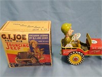 Antique GI Joe "Jouncing Jeep" Tin Car