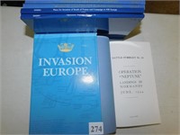 BOOKS; INVASION EUROPE SERIES, 4 BOOK SET, 1994