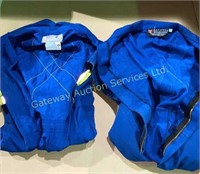 2 pairs of Nomex Coveralls, Sizes 36 & 40,
