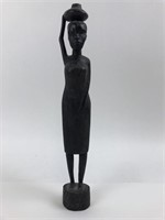 Genuine BESMO African Statue Hand Carved Wood