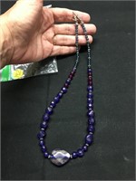 Very Pretty Vintage Blue Necklace