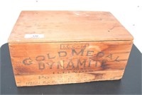 Gold Medal Dynamite Wood Box