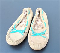 Women's Leather Moccasins Large
