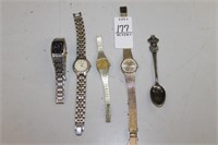 WATCHES AND COLLECTIBLE SPOON