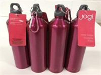 4 New Jogi Stainless Steel 500ml Water Bottles