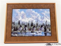 Framed "Breaking A Wild One" by Roy Kerswill Print