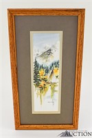 "Mountain Teepee Water Color by Jane Wunder