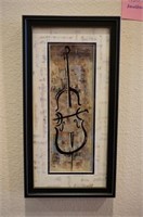 Violin wall art