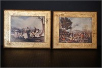Goya art on wood