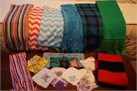 8 Scarves and 7 Handkerchiefs