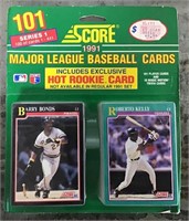 1991 Score Baseball Series 1 cards - sealed