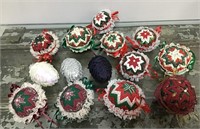 Cloth Christmas ornaments (13)
