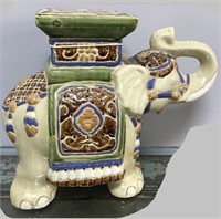 14" ceramic elephant