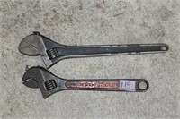 2 Crescent Wrenches
