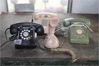 Lot of Older Telephones