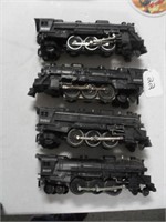 4 LIONEL TRAINS