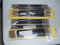 COLLECTION OF GOLDEN TIP BRUSHES-SIZE 00,0,1,2