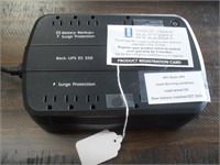 BATTERY BACK-UP WITH SURGE PROTECTOR