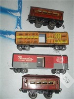 4 COLLECTIBLE TRAINS