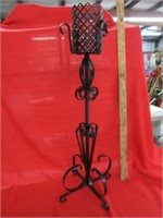 Wrought Iron Free Standing Candle Stand
