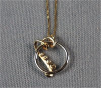 14K Gold Pendant Necklace