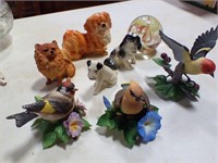 Bird @ Dog figurines