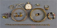 Group of Gold Filled & Costume Jewelry