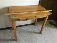 vintage desk, w/drawer, pull out board