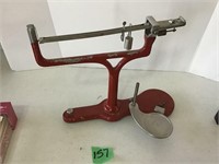 vintage iron scale