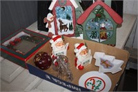 Christmas Items, Including Wall Hanging