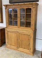 19th Century English Pine Kitchen Cupboard