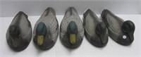 (5) JC Higgins life like duck decoys.