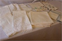 Assorted Ivory Table Linens