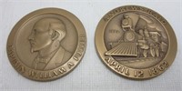 (2) Medals.
