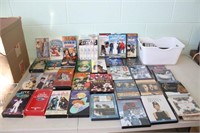 Assorted DVD`s, VHS & CD`s