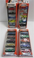 (4) 5 pack Matchbox gift sets.