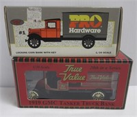 (2) Die-cast banks in original boxes.