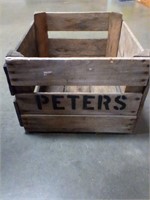 Peters wood crate