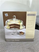 Home Trends Glass Cake Dome