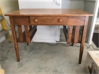 Oak Library Table