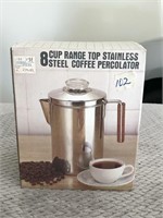 8cup Stainless Steel Percolator